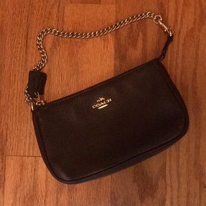 Dark purple/ maroon coach clutch- LAST DAY TO BUY